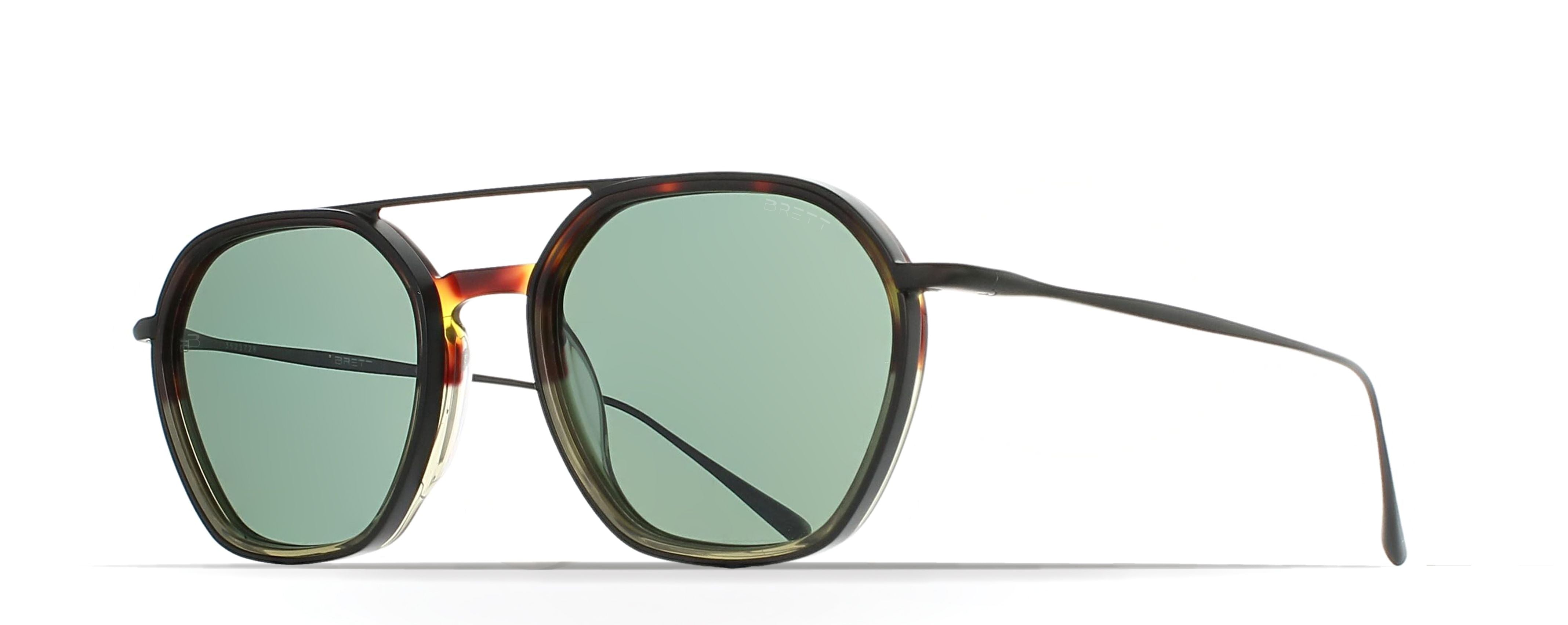GIACOMO SUN KHAKI GRADIENT TORTOISE/BLACK